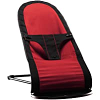 BabyBjörn - Asiento de tela para hamaca BabyBjörn Balance- color negro y rojo